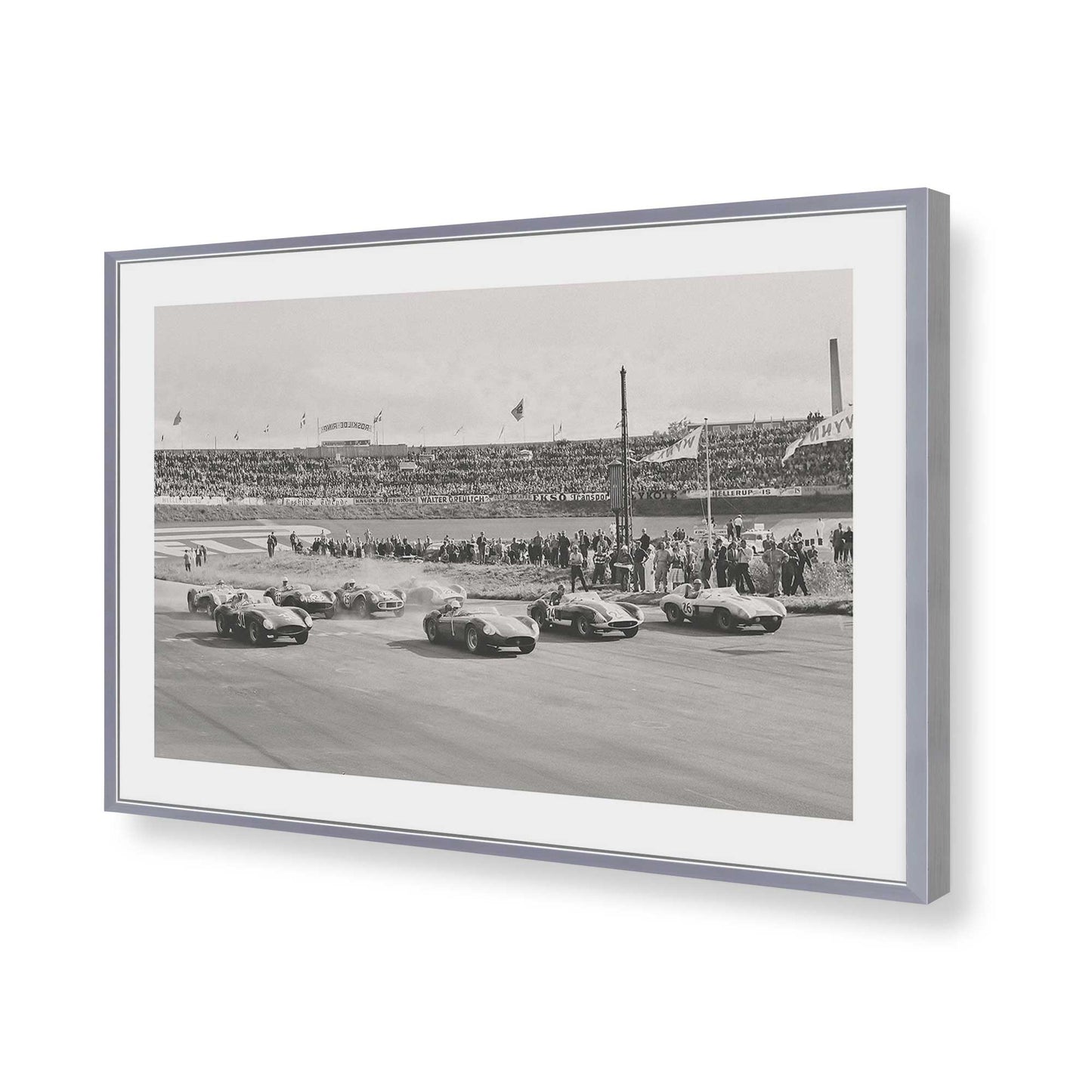 [Color:Polished Chrome], Picture of art in a Polished Chrome frame of the corner