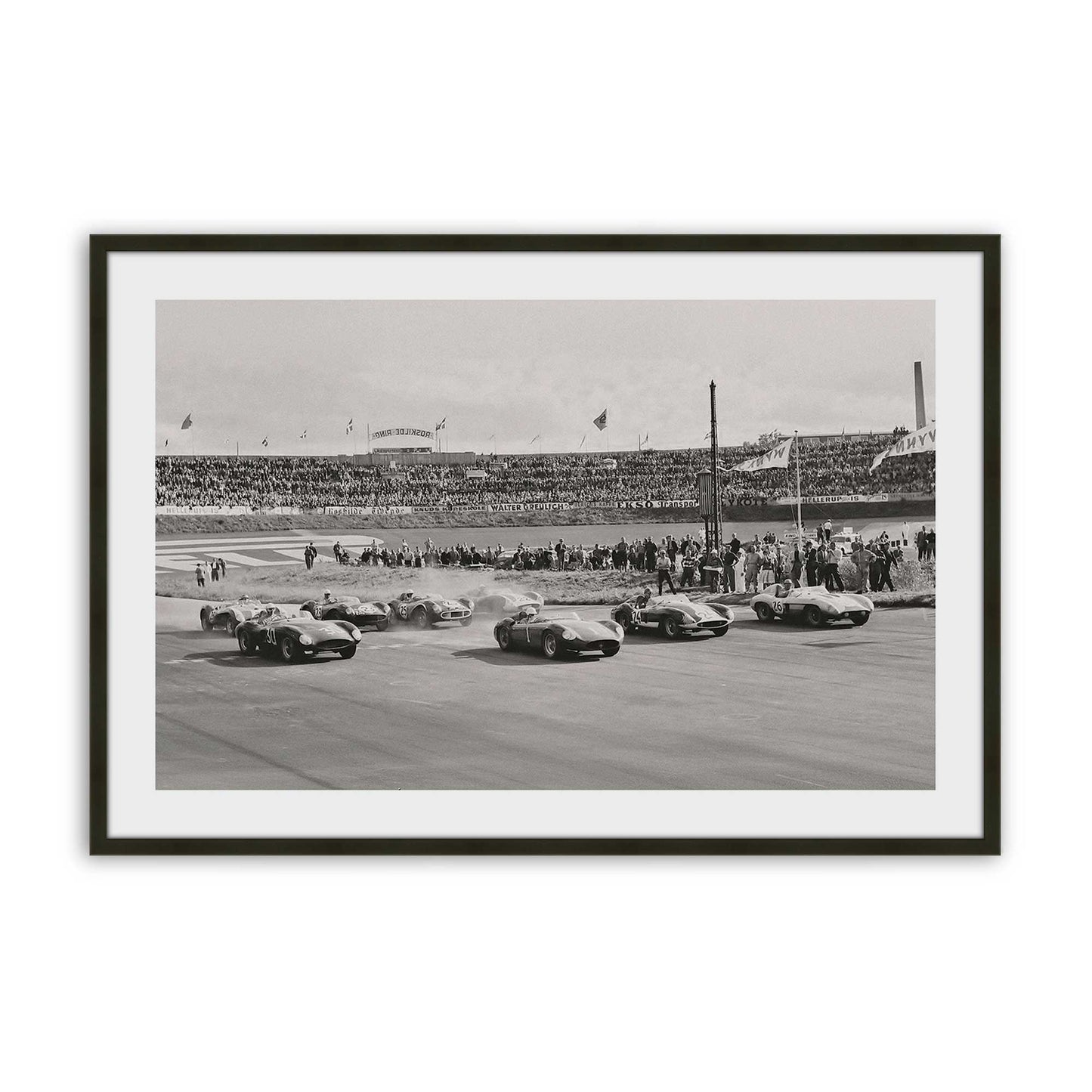 [Color:Satin Black], Picture of art in a Satin Black frame