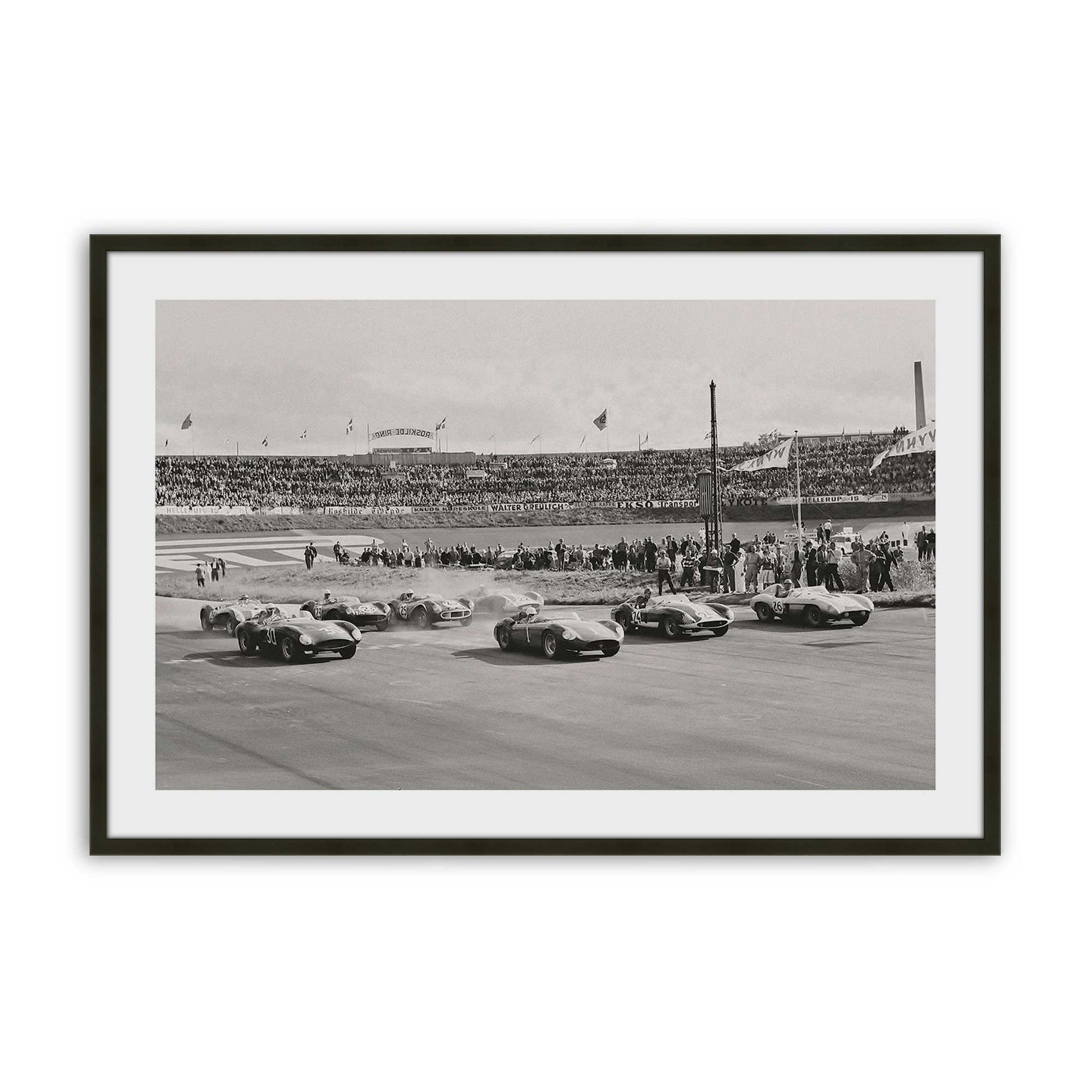 [Color:Satin Black], Picture of art in a Satin Black frame