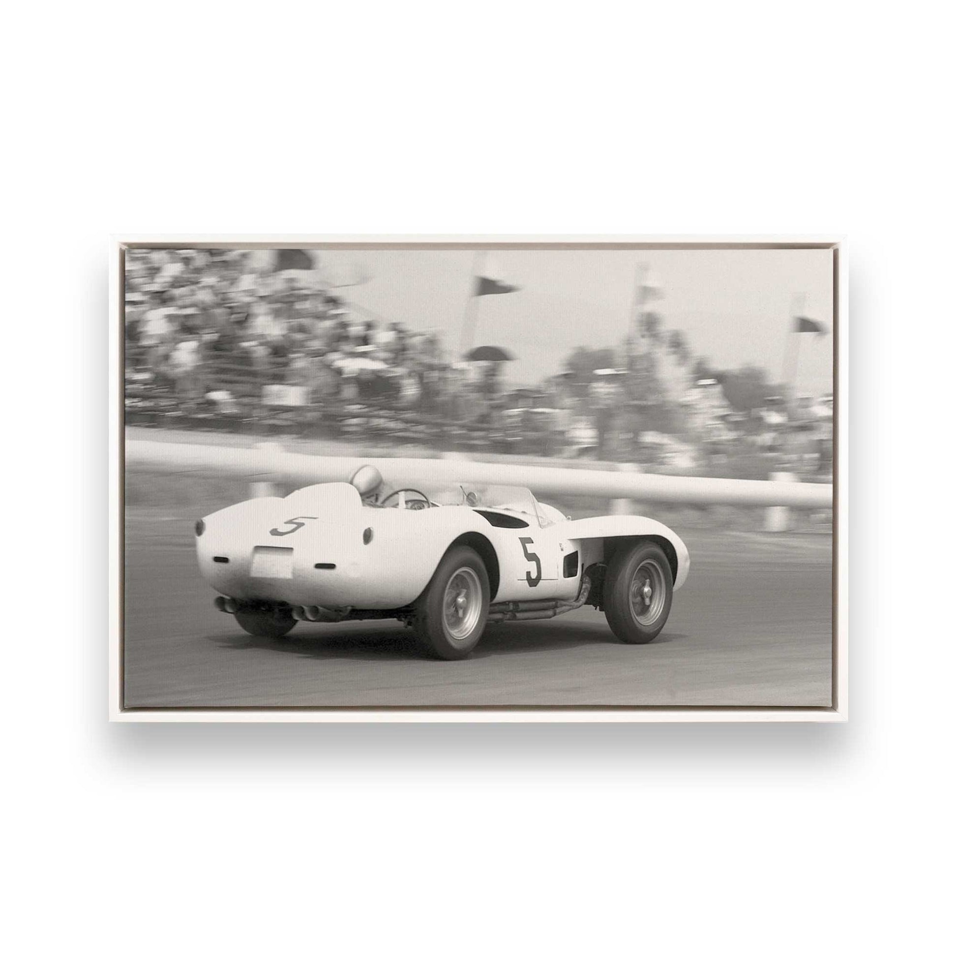 [Color:Opaque White], Picture of art in a White frame