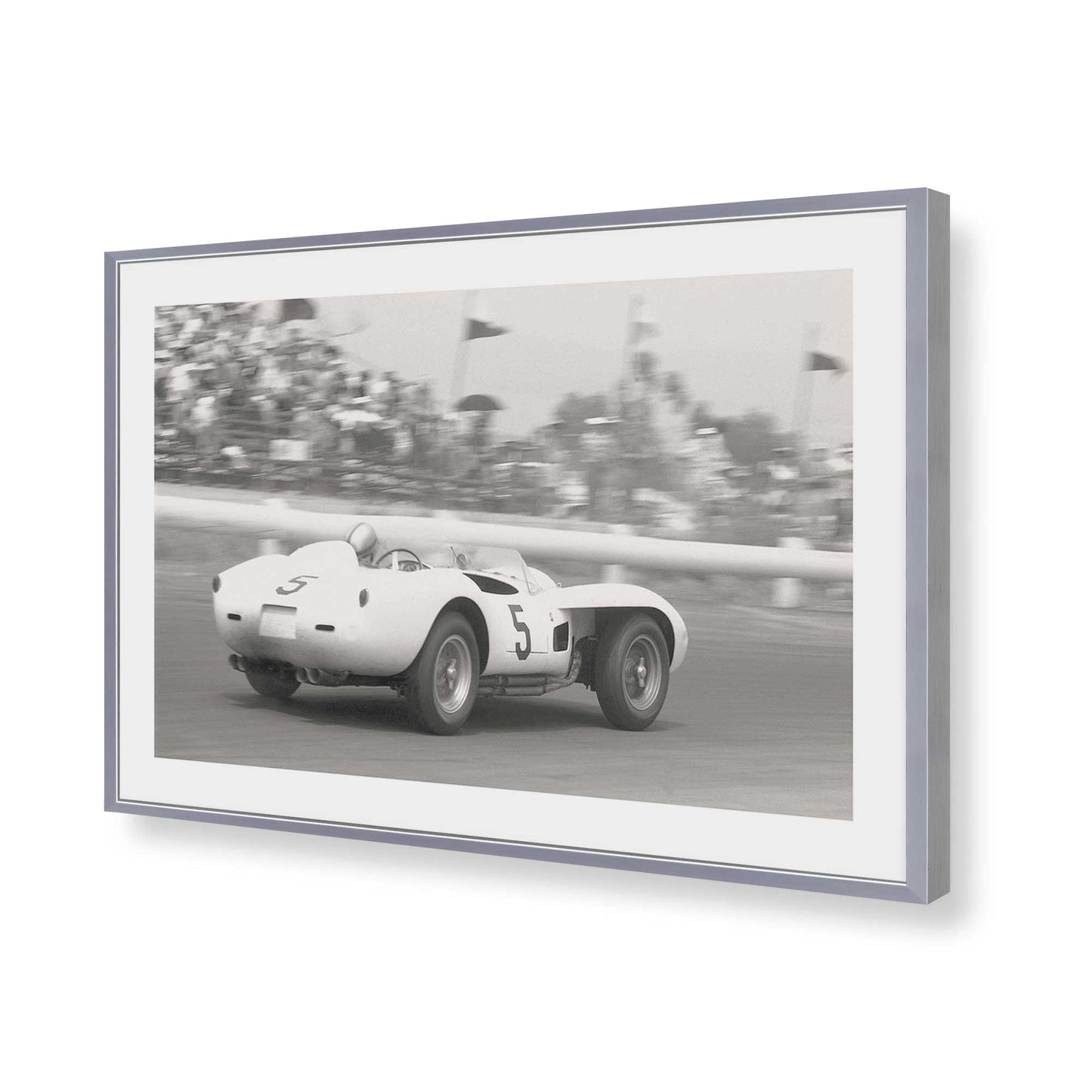 [Color:Polished Chrome], Picture of art in a Polished Chrome frame of the corner