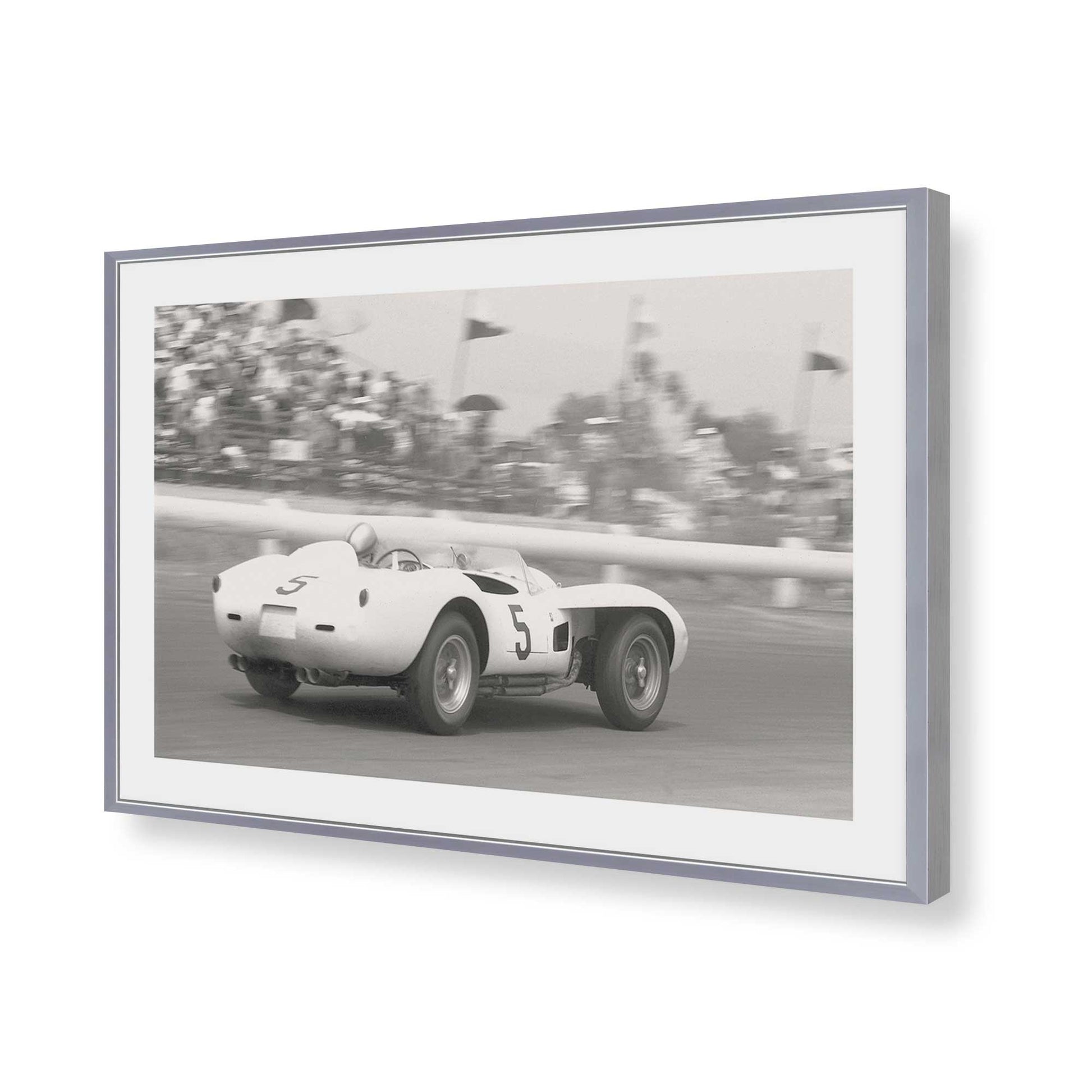 [Color:Polished Chrome], Picture of art in a Polished Chrome frame of the corner