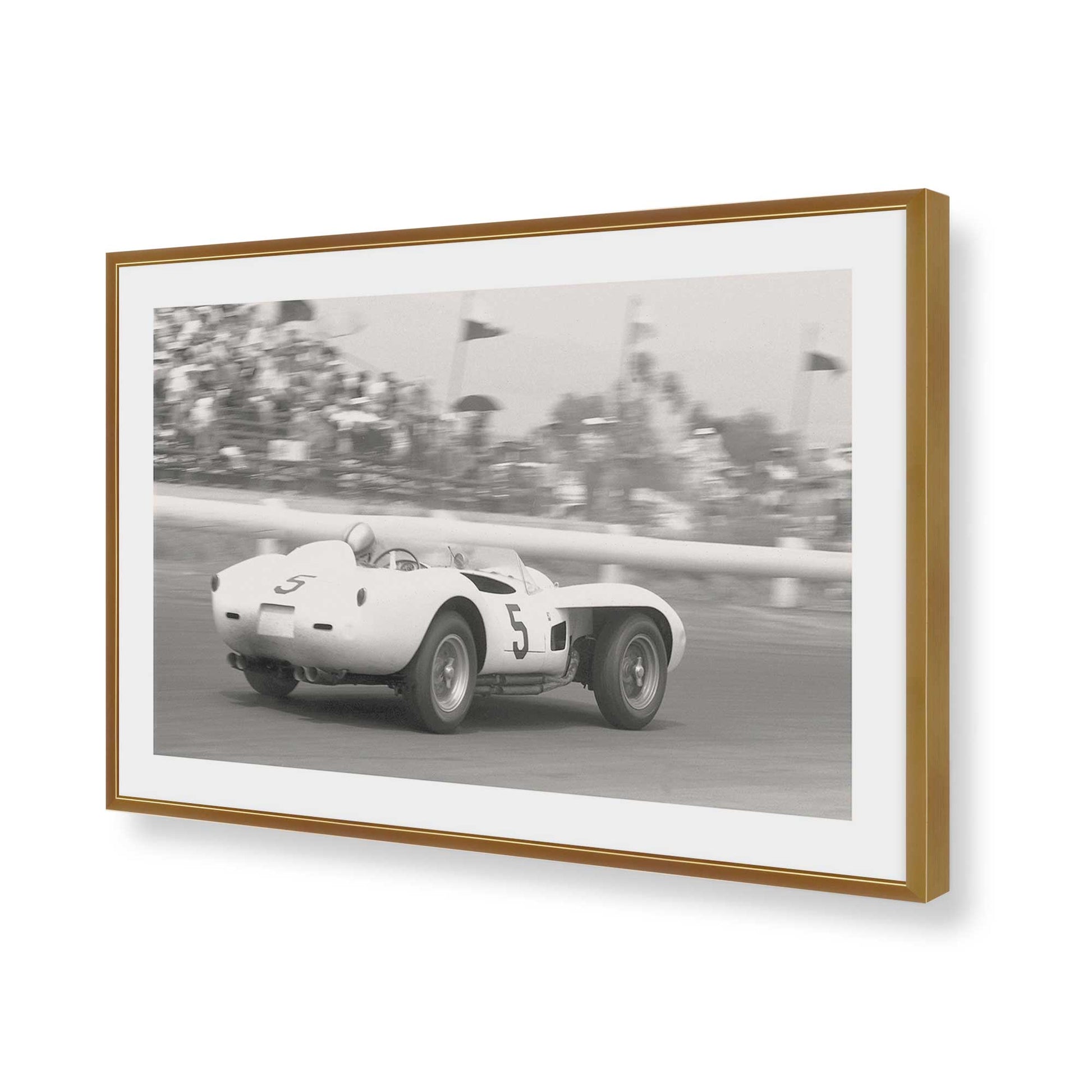 [Color:Polished Gold], Picture of art in a Polished Gold frame of the corner