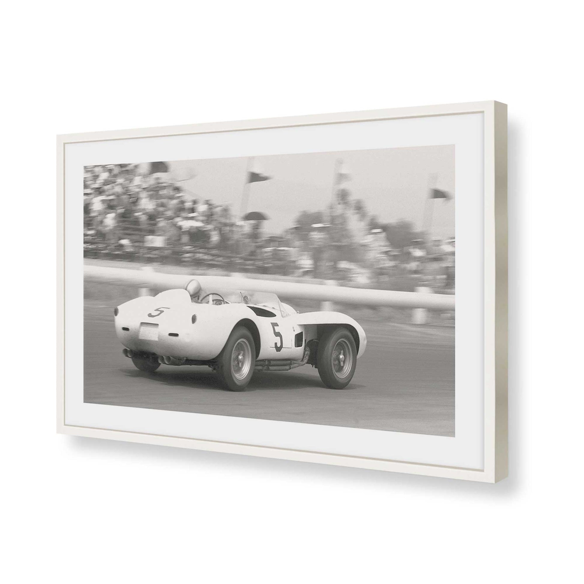 [Color:Opaque White], Picture of art in a Opaque White frame of the corner