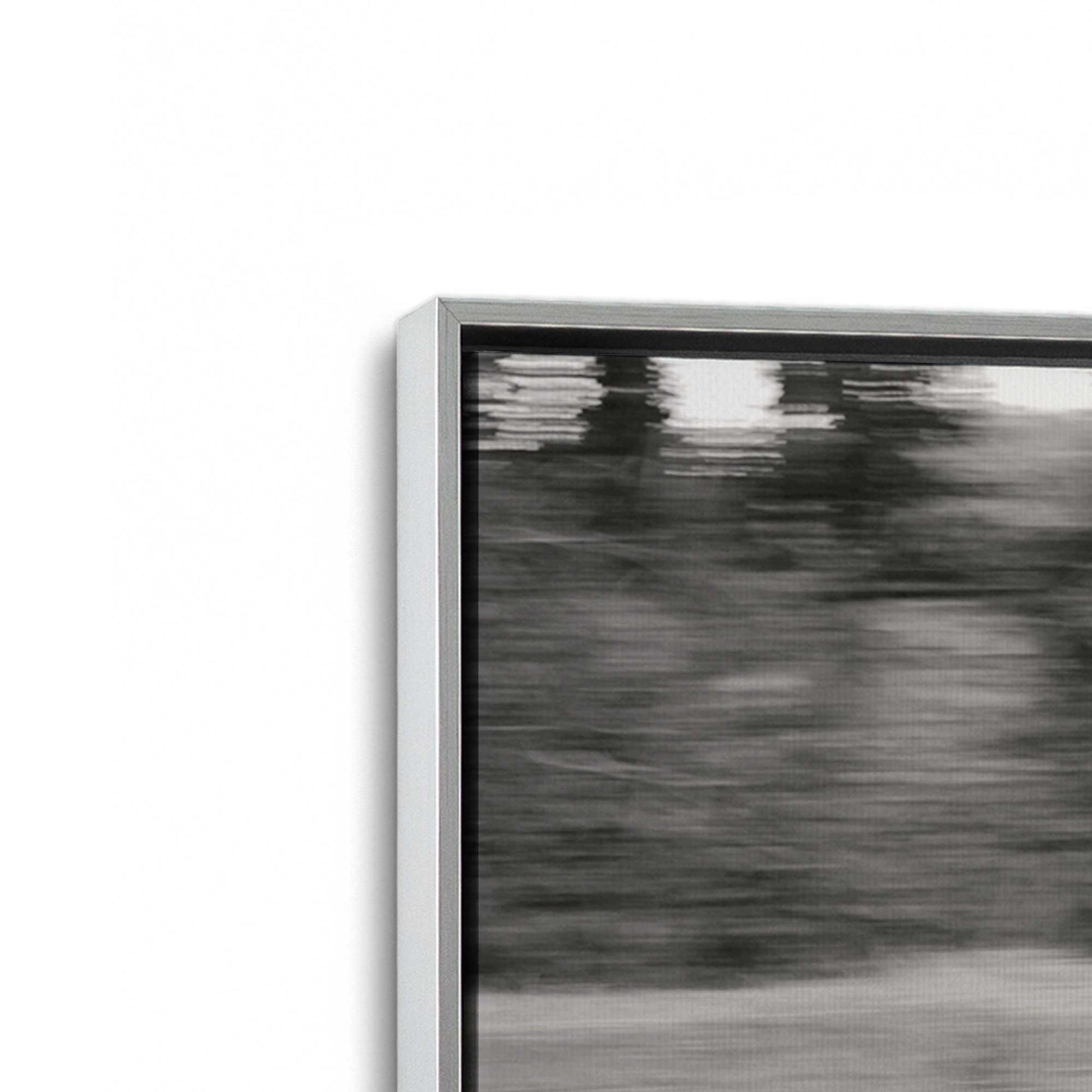 [Color:Polished Chrome], Picture of art in a Polished Chrome frame at an angle