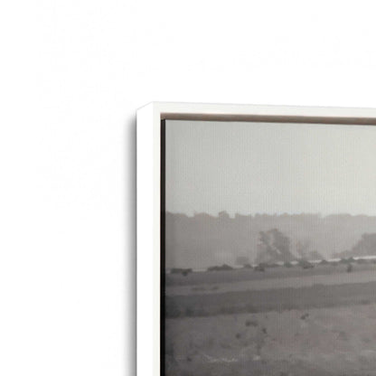 [Color:Opaque White], Picture of art in a White frame at an angle