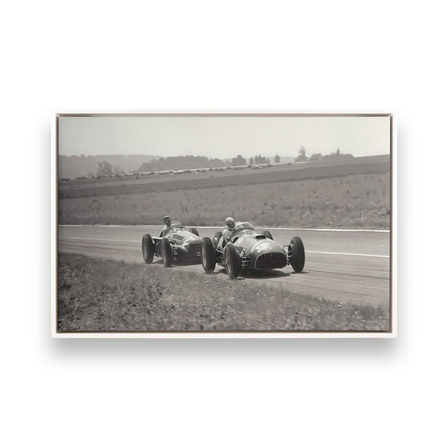 [Color:Opaque White], Picture of art in a White frame