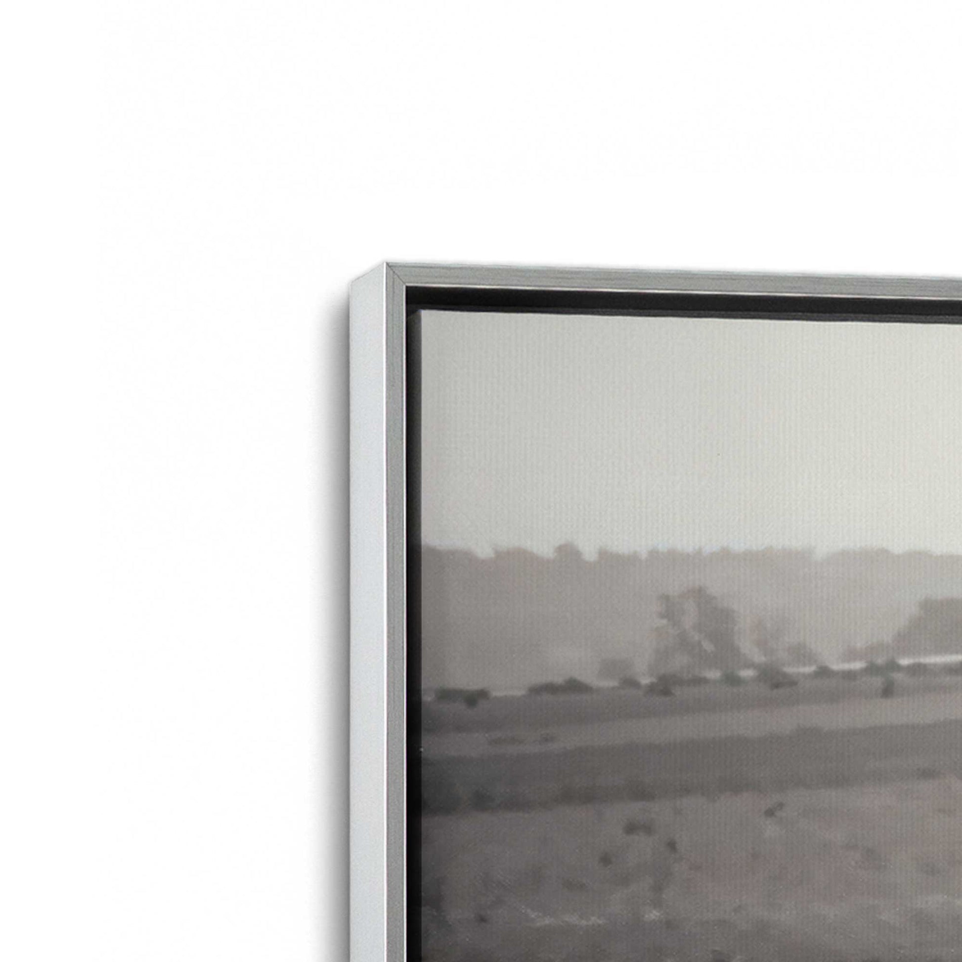 [Color:Polished Chrome], Picture of art in a Polished Chrome frame at an angle