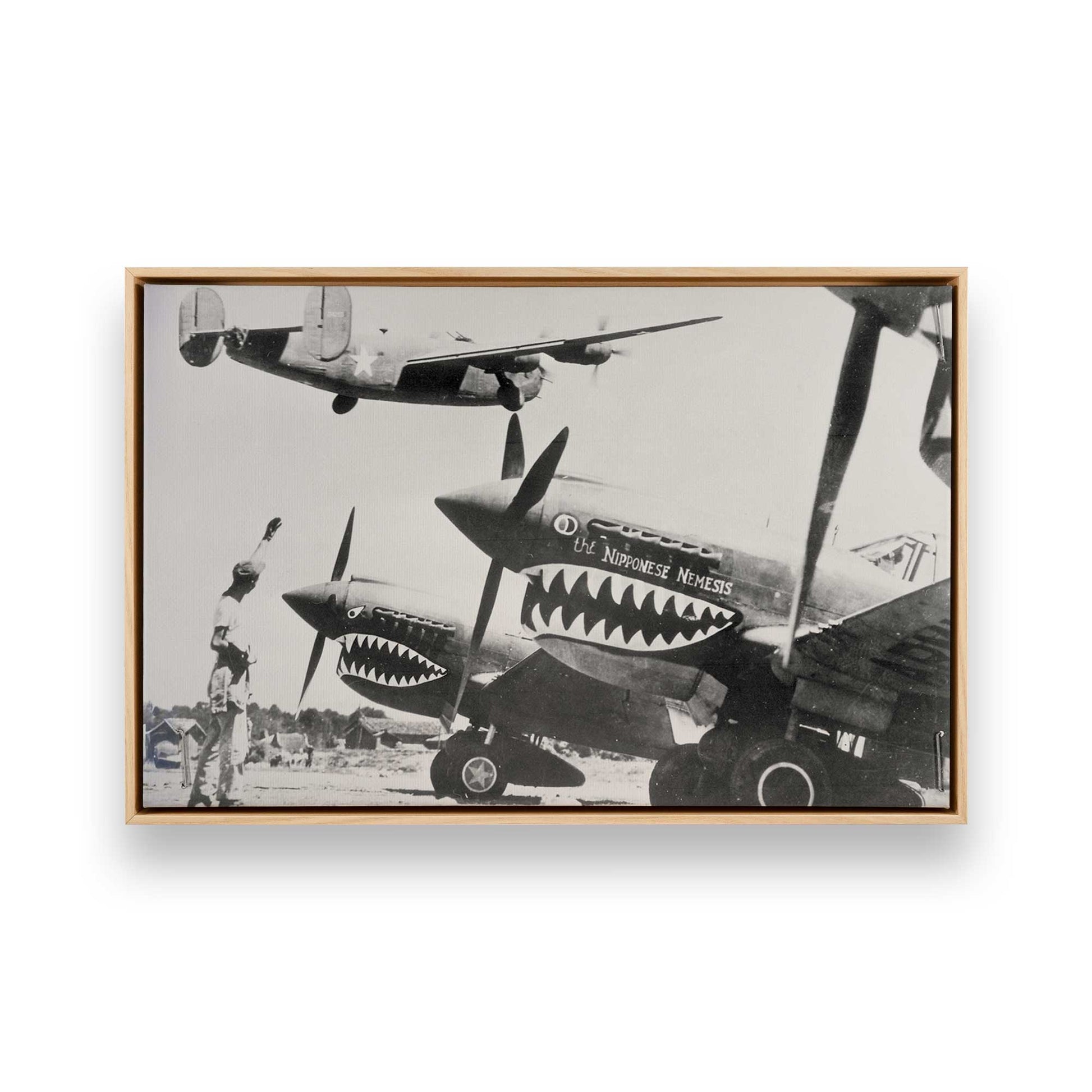 [Color:American Maple], Picture of art in a American Maple frame