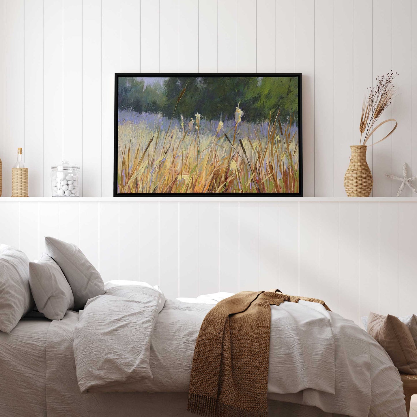 Whispering Reeds Print on Canvas