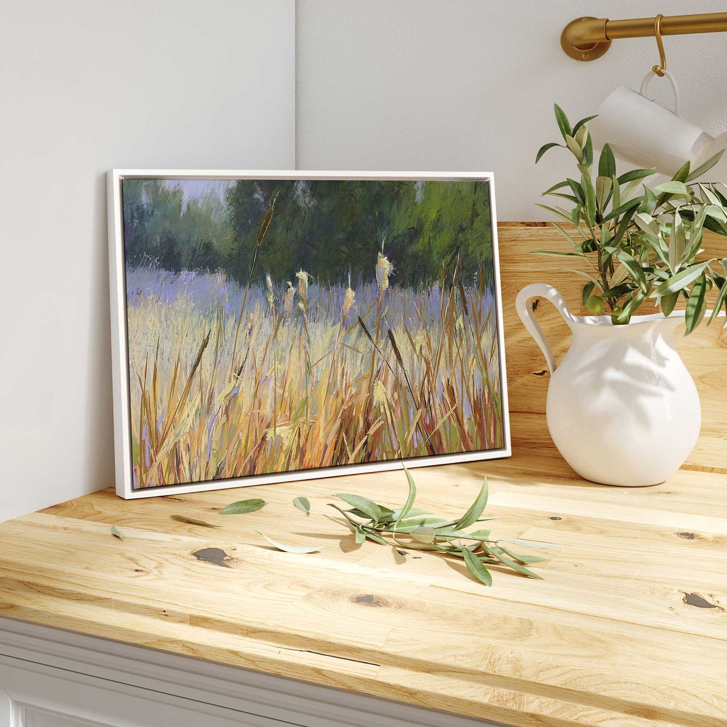 Whispering Reeds Print on Canvas