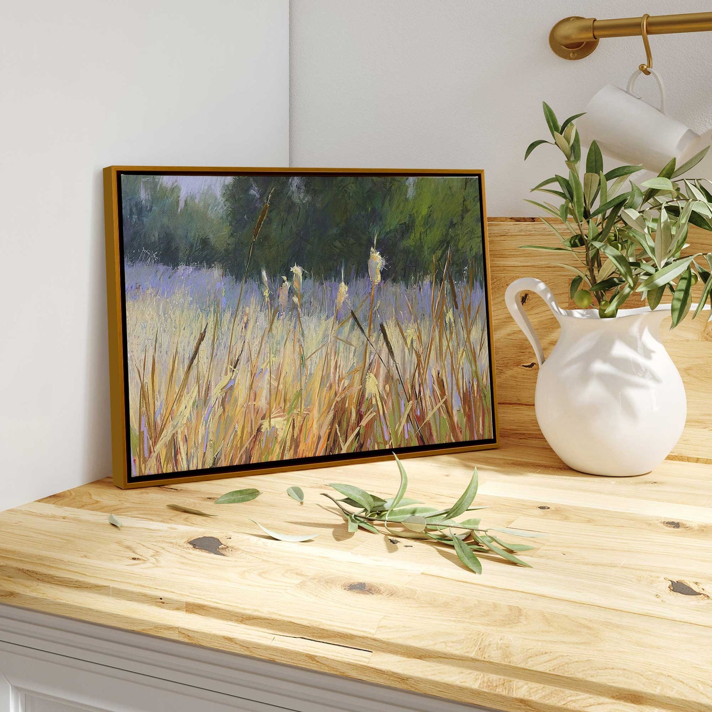 Whispering Reeds Print on Canvas