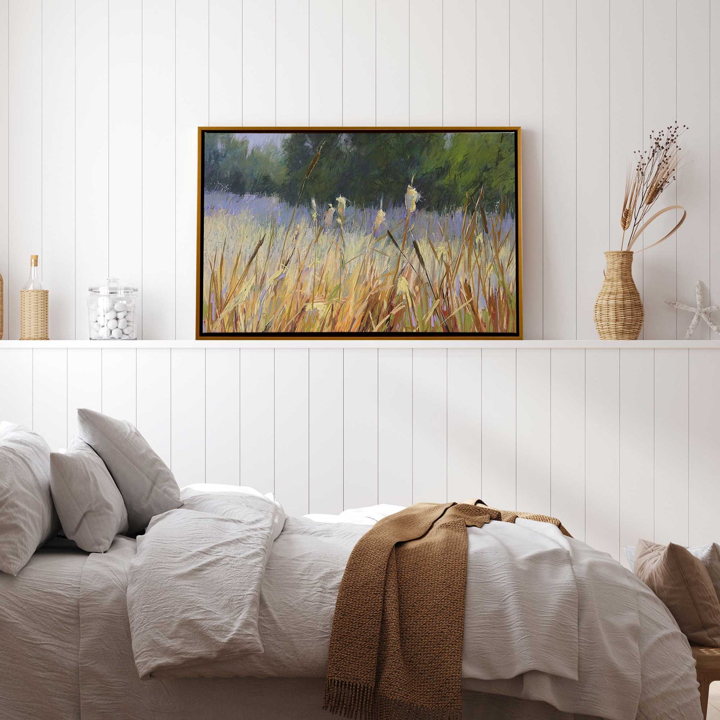 Whispering Reeds Print on Canvas