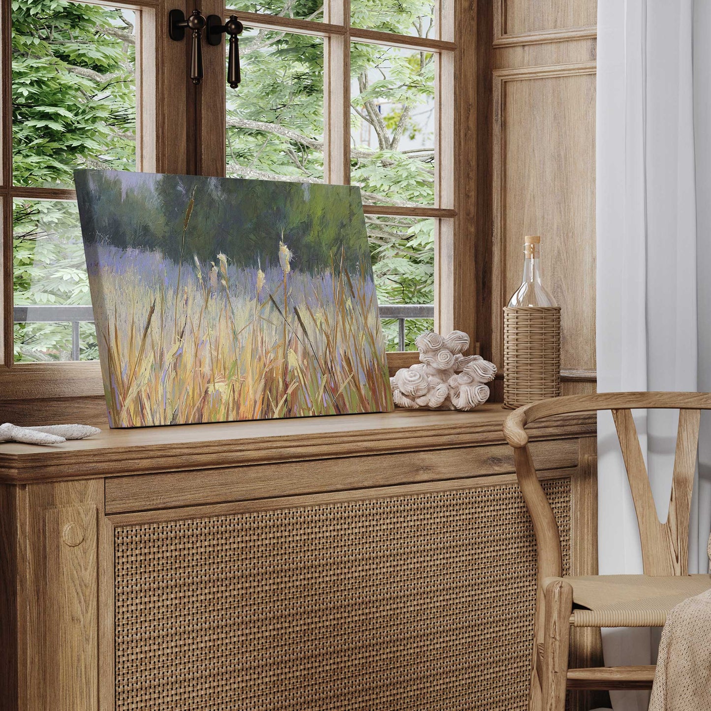 Whispering Reeds Print on Canvas