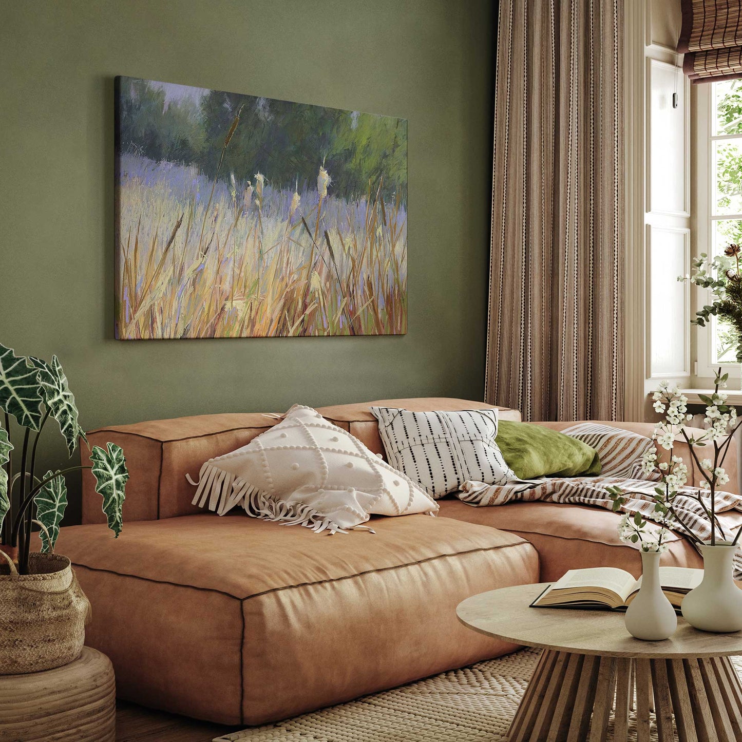 Whispering Reeds Print on Canvas