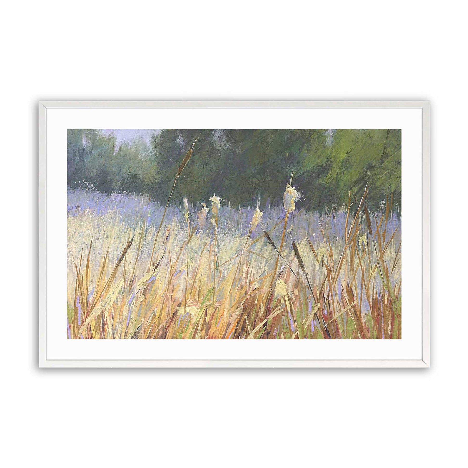 [Color:Opaque White], Picture of art in a Opaque White frame