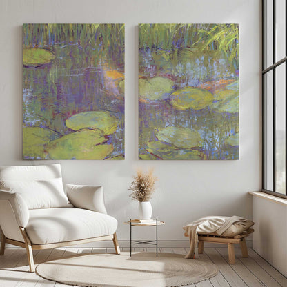 [Color:Stretched Canvas], Picture of art in a room