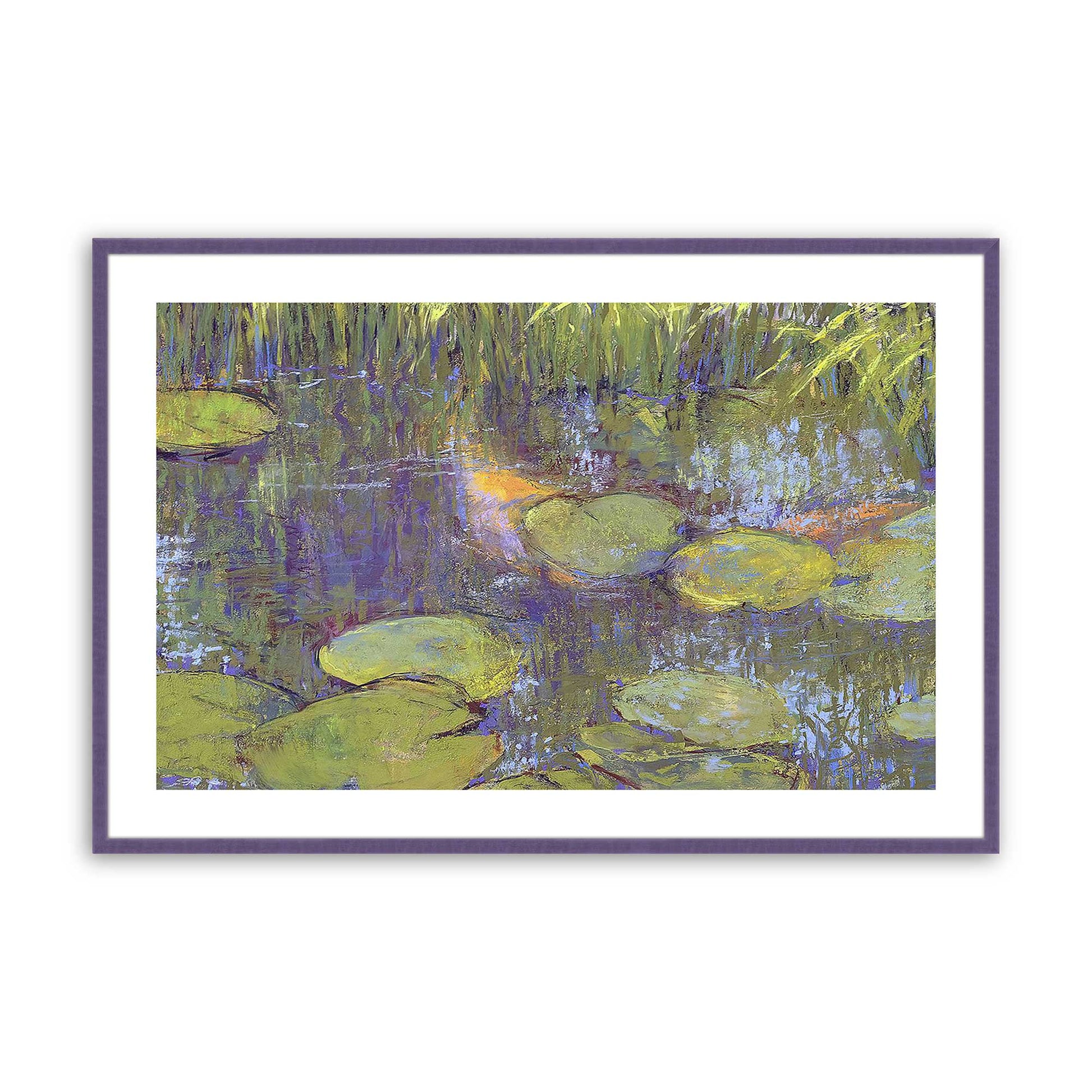 [Color:Purple Iris], Picture of art in a Purple Iris frame