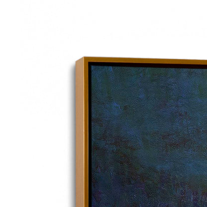 [Color:Polished Gold], Picture of art in a Polished Gold frame at an angle