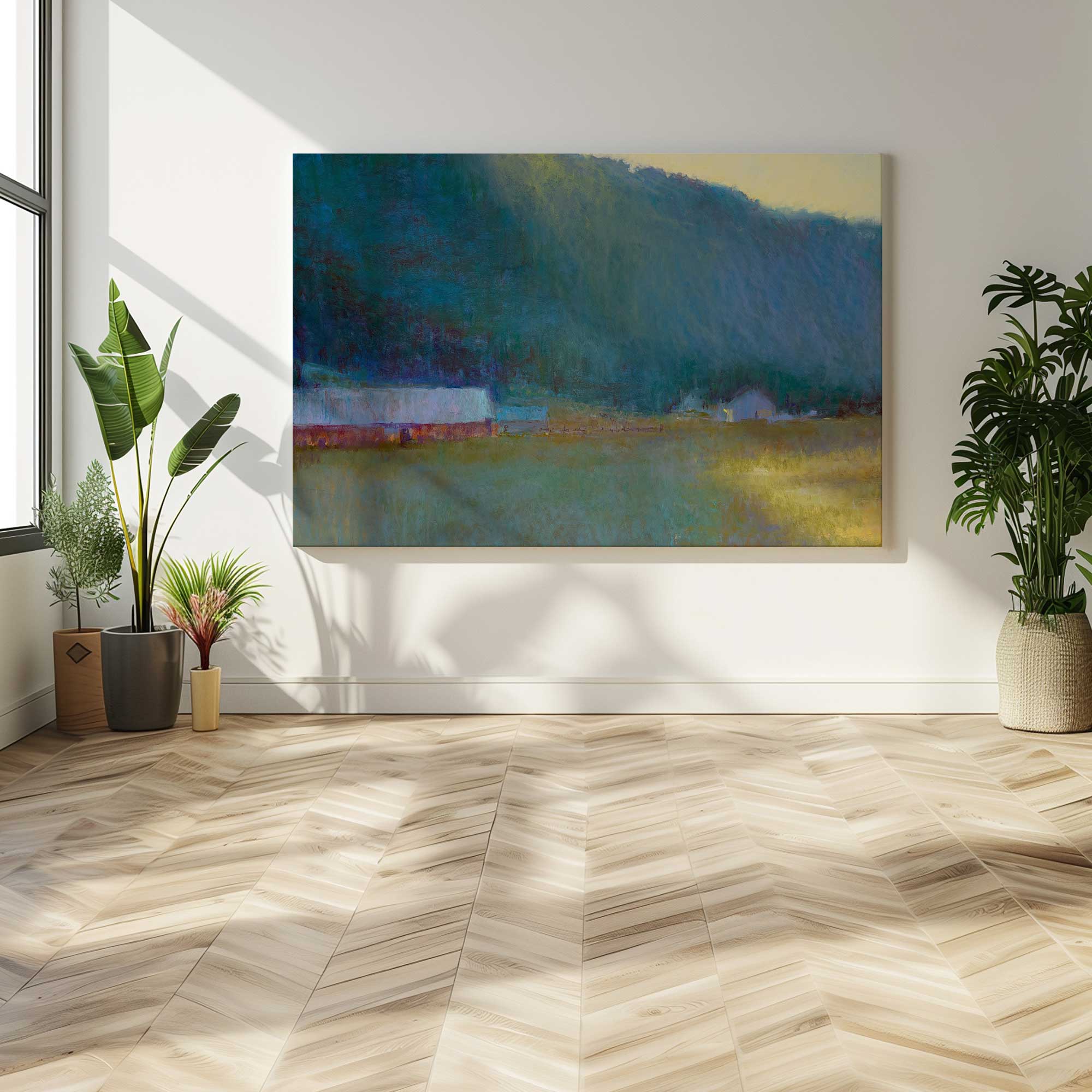Riverside Journey Large Canvas Print – Frametolia.