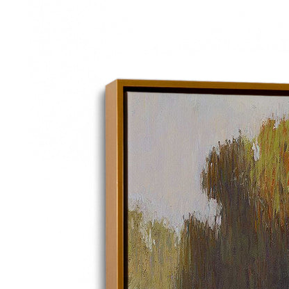 [Color:Polished Gold], Picture of art in a Polished Gold frame at an angle