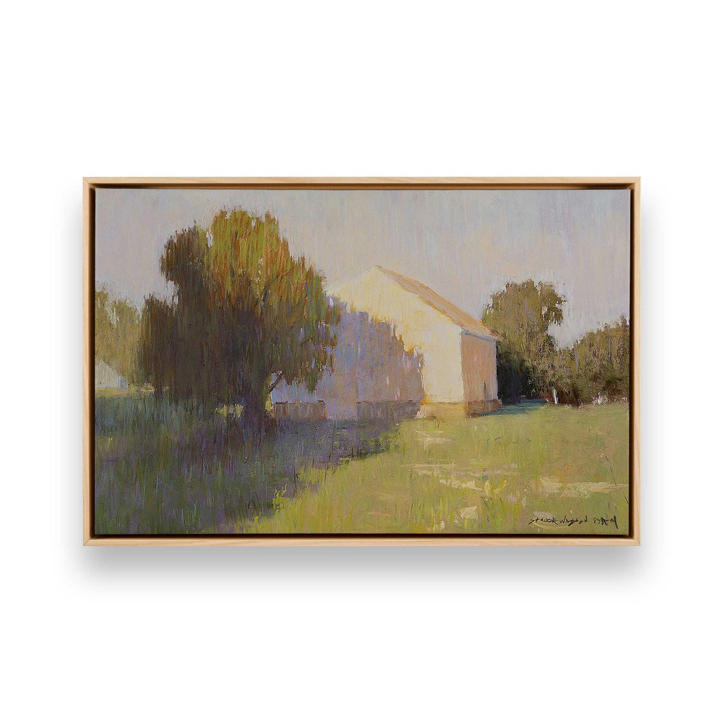 [Color:American Maple], Picture of art in a American Maple frame