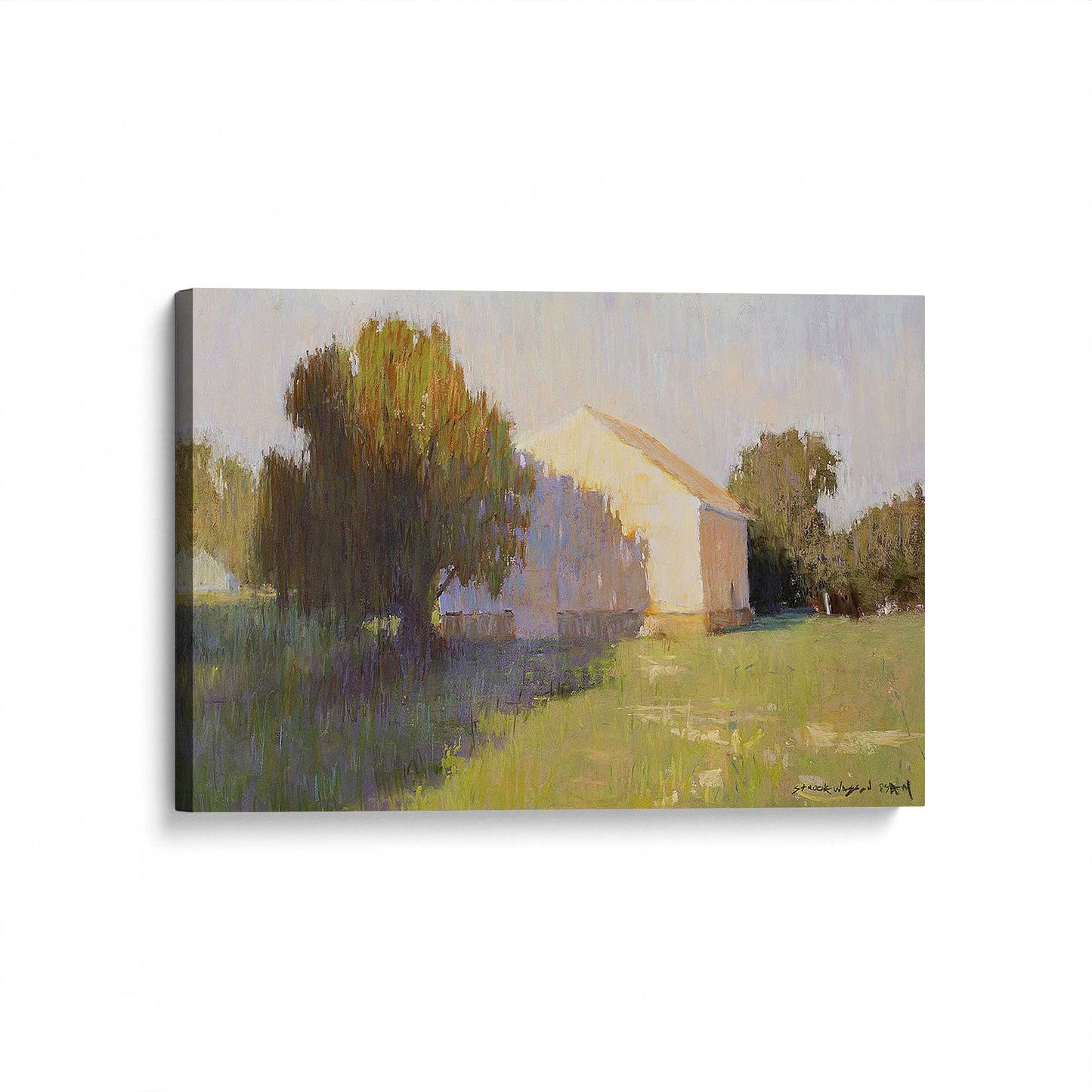 [Color:Stretched Canvas], Picture of the corner of the art