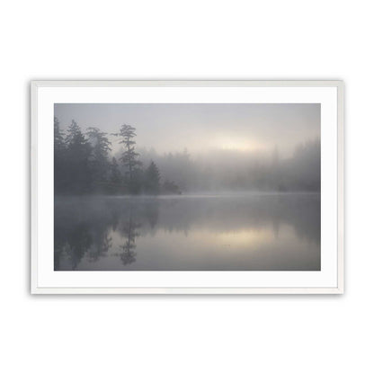 [Color:Opaque White], Picture of art in a Opaque White frame