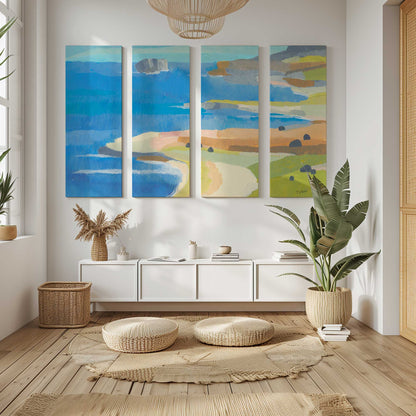 [Color:Stretched Canvas], Picture of art in a room