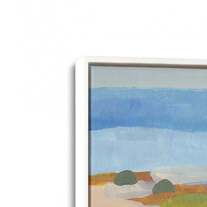 [Color:White], Picture of art in a White frame at an angle