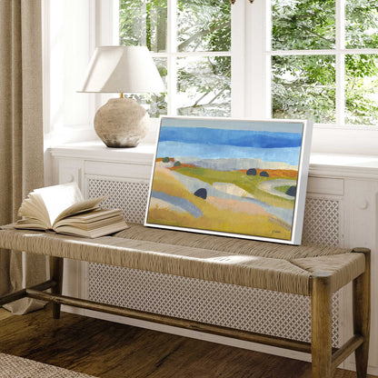 Icelandic Meadow Whimsy Print on Canvas