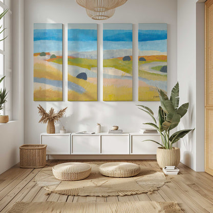 [Color:Stretched Canvas], Picture of art in a room