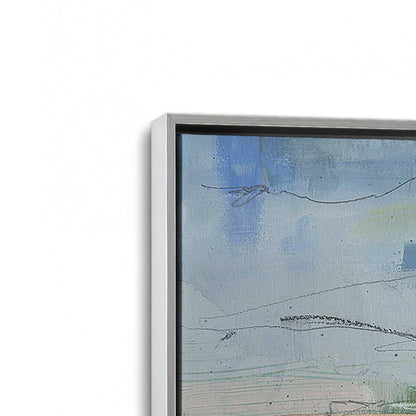 [Color:Polished Chrome], Picture of art in a Polished Chrome frame at an angle