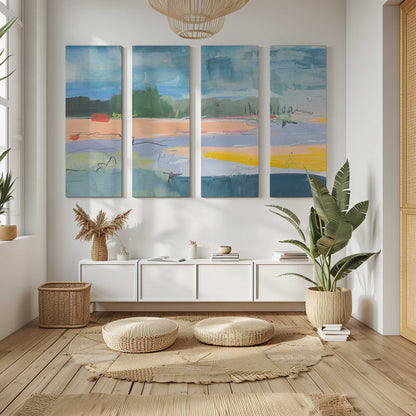 [Color:Stretched Canvas], Picture of art in a room