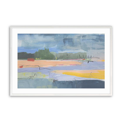 [Color:Opaque White], Picture of art in a Opaque White frame