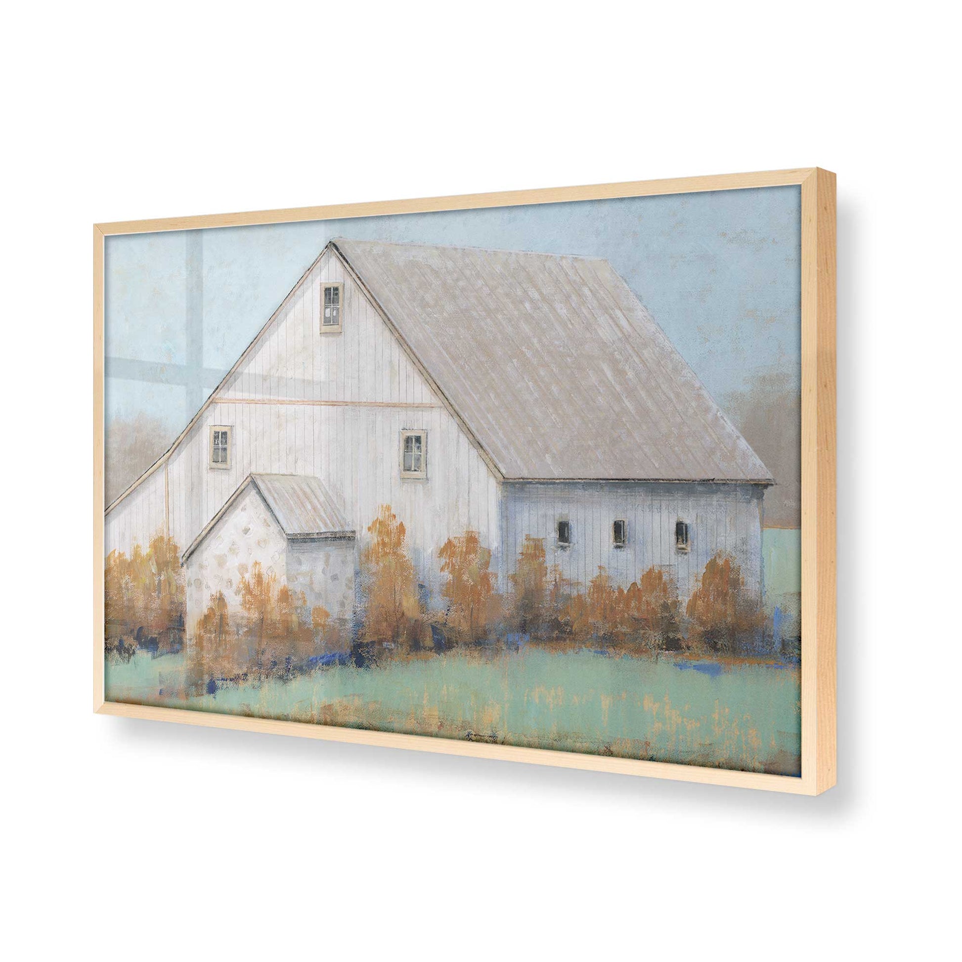 [Color:Raw Maple], Picture of art in a Raw Maple frame of the corner