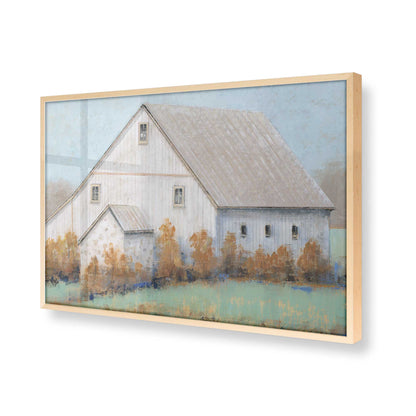 [Color:Raw Maple], Picture of art in a Raw Maple frame of the corner