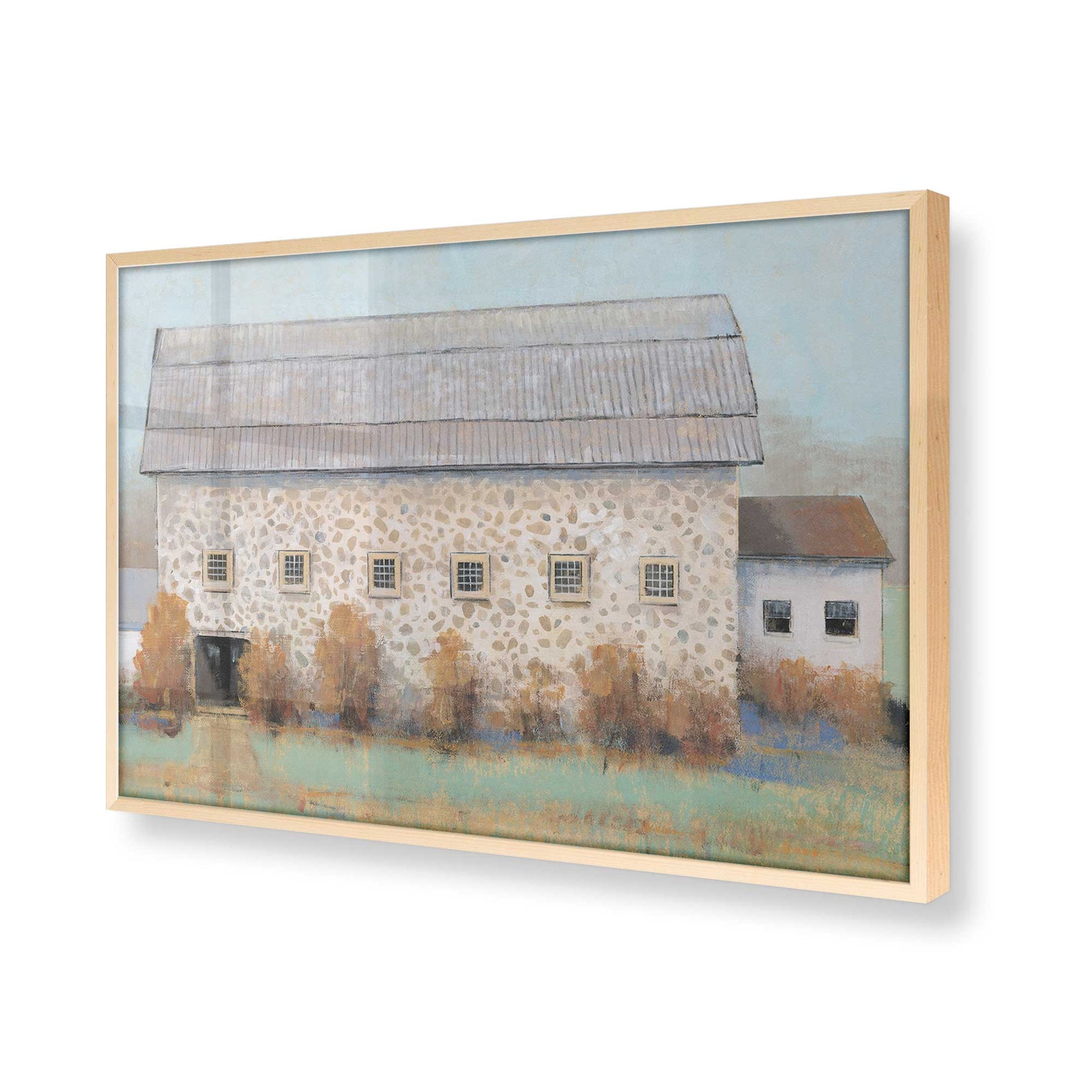 [Color:Raw Maple], Picture of art in a Raw Maple frame of the corner