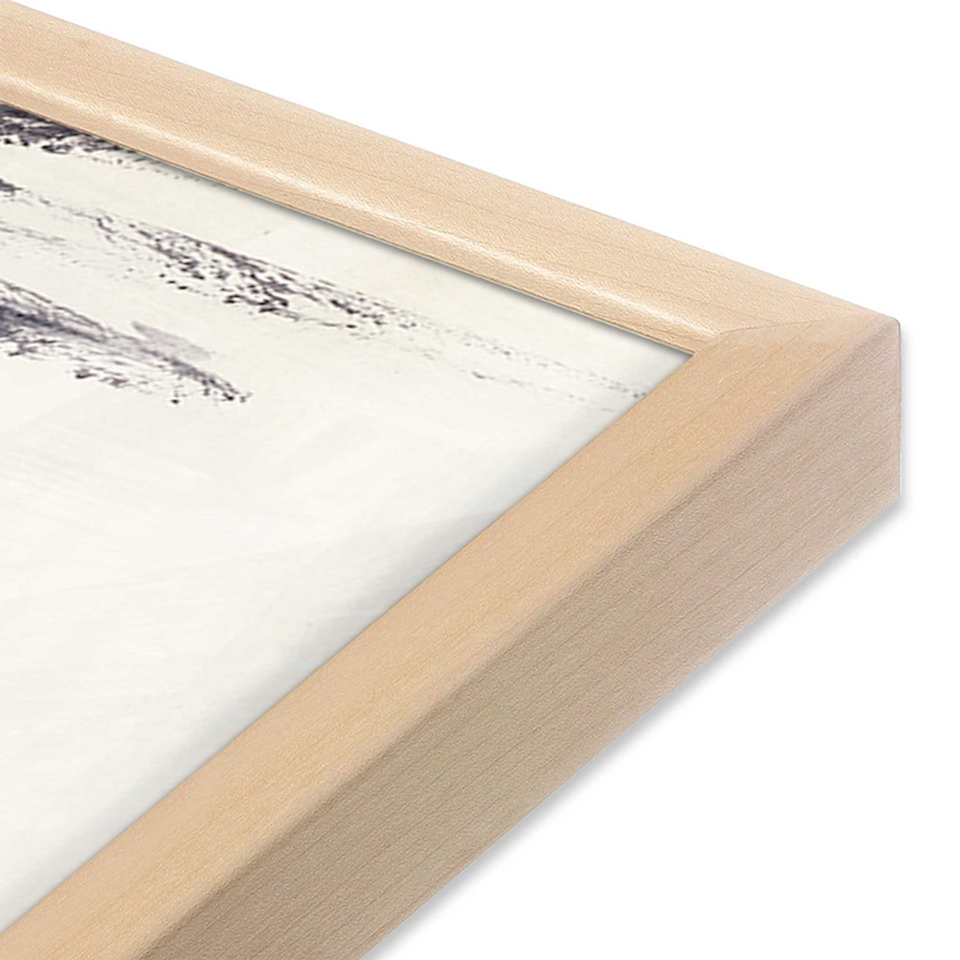 [Color:Raw Maple], Picture of art in a Raw Maple frame at an angle