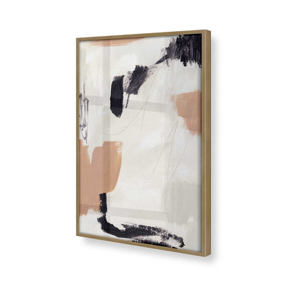 [Color:Brushed Gold], Picture of art in a Brushed Gold frame of the corner