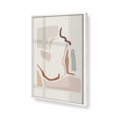 [Color:Opaque White], Picture of art in a Opaque White frame of the corner