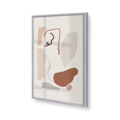 [Color:Polished Chrome], Picture of art in a Polished Chrome frame of the corner