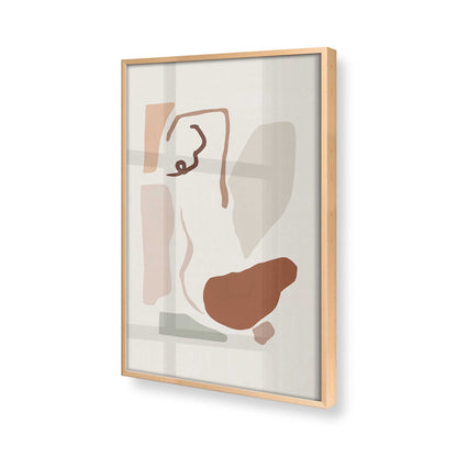 [Color:Raw Maple], Picture of art in a Raw Maple frame of the corner