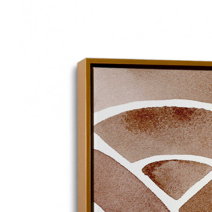 [Color:Polished Gold], Picture of art in a Polished Gold frame at an angle