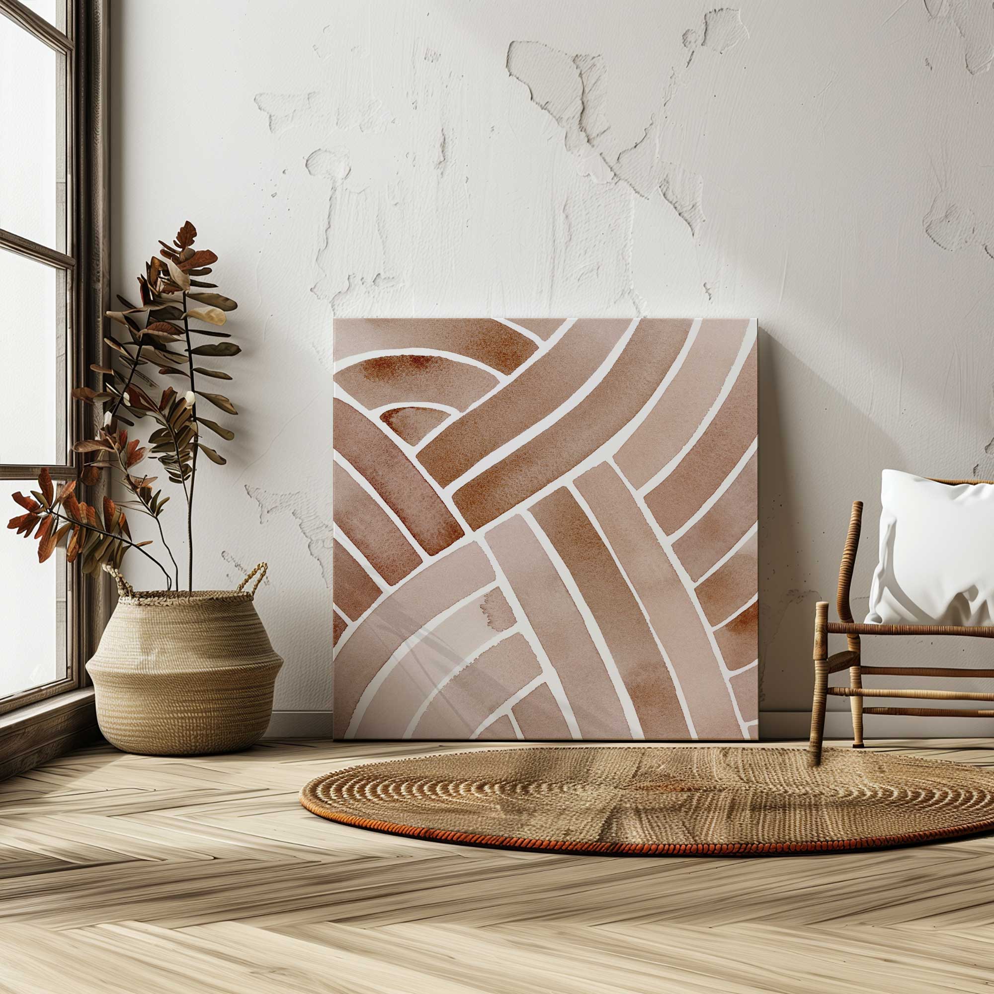 braided earth v1 canvas wall art