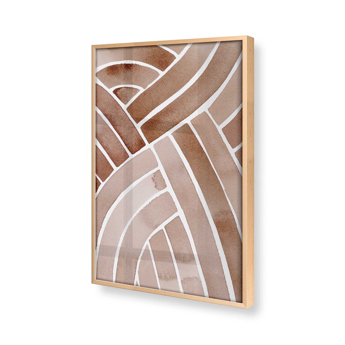 [Color:Raw Maple], Picture of art in a Raw Maple frame of the corner