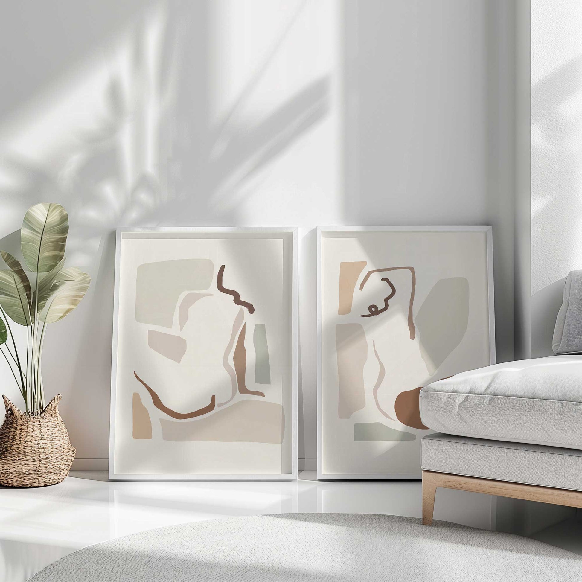 [Color:Opaque White], Picture of art in a Opaque White frame