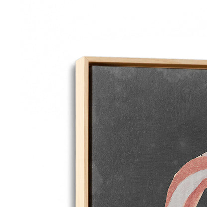 [Color:American Maple], Picture of art in a American Maple frame at an angle