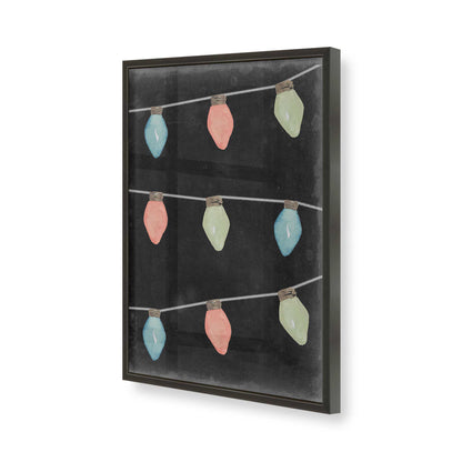 [Color:Satin Black], Picture of art in a Satin Black frame of the corner