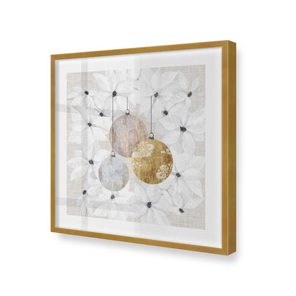 [Color:Polished Gold], Picture of art in a Polished Gold frame at an angle